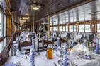 Банкетный зал теплохода Гжель